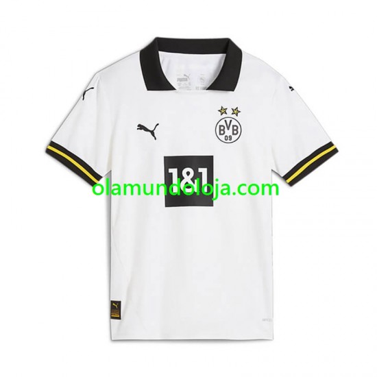 Camisola Borussia Dortmund Homem Equipamento Terceiro 2024-2025 Manga Curta